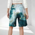 thumbnail image 4 of Otvok Women Home Shorts Printed Casual Elastic Waistband Drawstring and Side Pockets Pants, 4 of 6