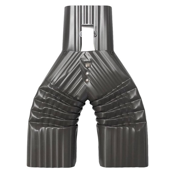 Basic Downspout Diverter for Rain Barrels (3X4, Musket Brown)