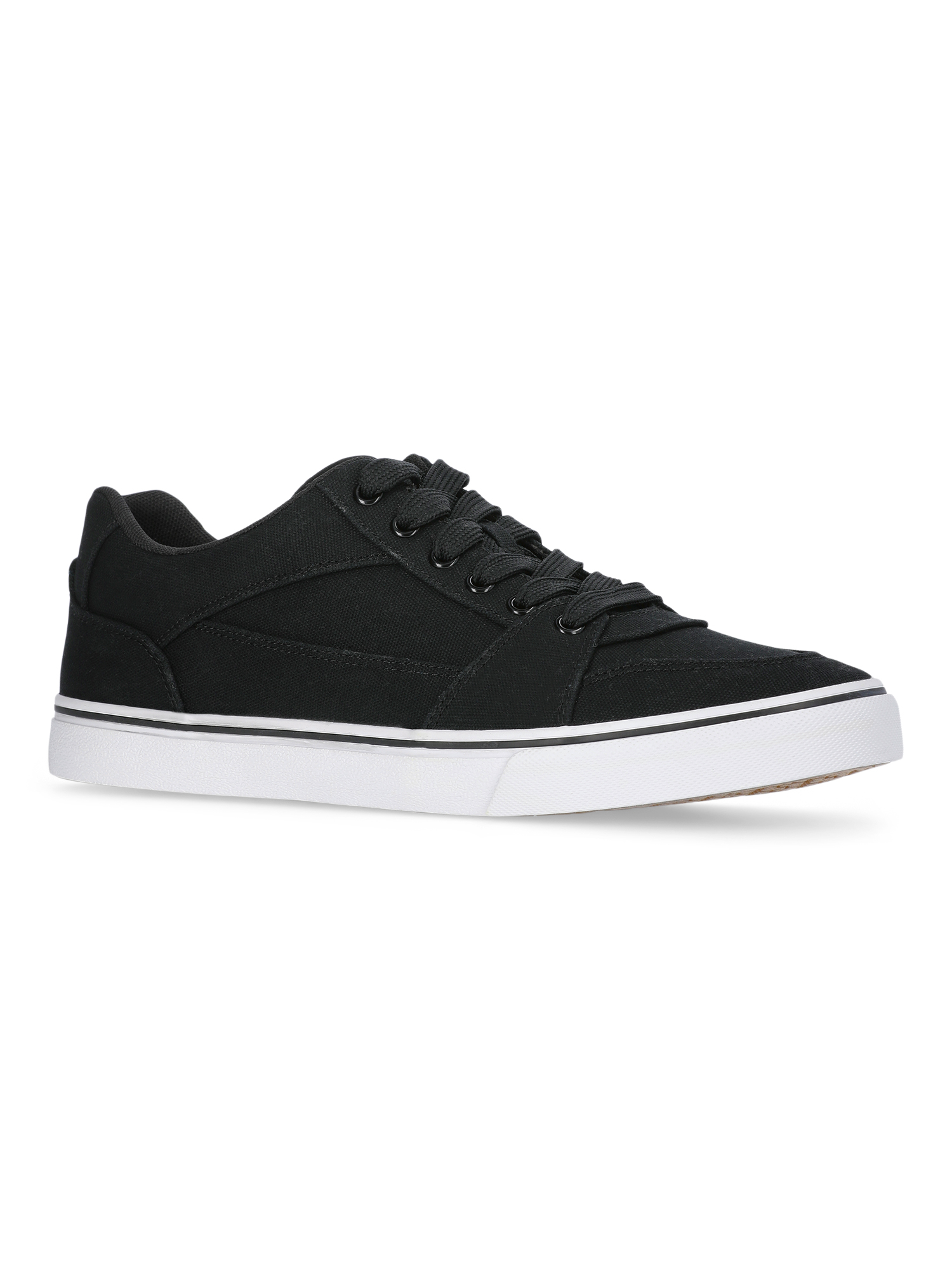 No Boundaries Men's Canvas Skate 2.0 Low Top Sneakers