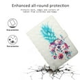 thumbnail image 5 of Allytech Galaxy Tab A 8.0 Case T380/T385 2017 Released, PU Leather Slim Folio Kickstand Smart Shell Auto Sleep Wake Protective Cards Pocket Wallet Case for Samsung Galaxy Tab A 8.0, Pineapple, 5 of 7