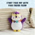 thumbnail image 5 of Pudgy Penguins Plush Buddie Figure 4 - Cute Stuffed Animal Penguin Flower Girl With Flower Necklace, 5 of 7