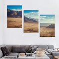 thumbnail image 4 of Nawypu Large Framed Wall Art Ready to Hang Aerial view over the Namibia desert Sossusvlei sand dunes Namibia Canvas Print Artwork Wall Art Painting Pictures Home Modern Poster 12''x16''X3 Panels, 4 of 4