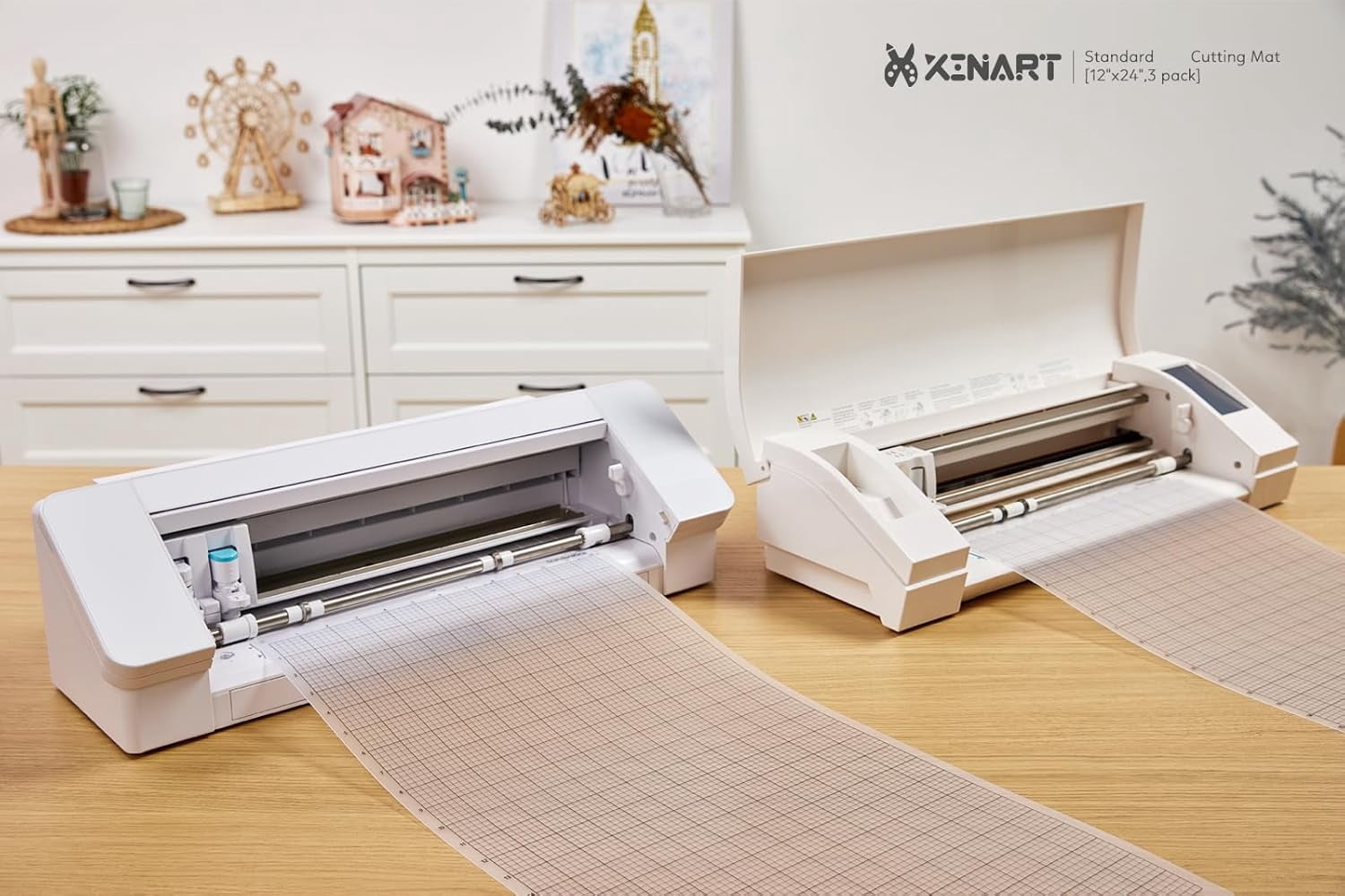 Cutting Mat for Silhouette Cameo 4/3/2/1(3 Mats,12x24 inch) Standard Adhesive Sticky Accessories Craft Vinyl Replacement Cut Mats for Silhouette Cameo