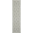 thumbnail image 3 of SAFAVIEH Dhurrie Waverly Geometric Moroccan Wool Area Rug, Soft Grey/Ivory, 4' x 6', 3 of 6