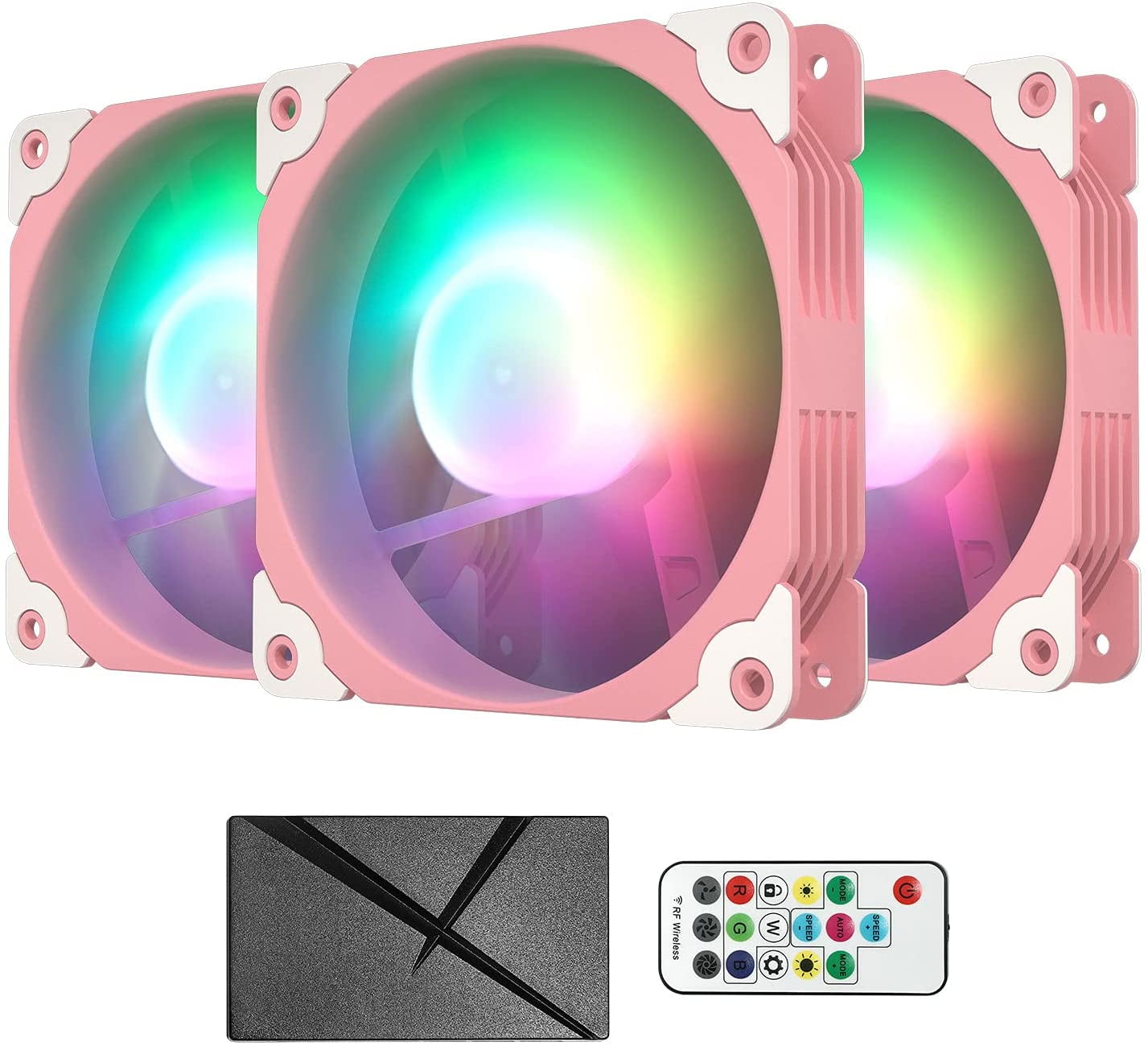 Cpu Case Mod Radiator Fan Vetroo Fan For Pc 2 Pack 120mm 15 LED PC CPU Computer Case Cooling Neon ...