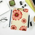 thumbnail image 7 of FMSHPON Daisy Floral Clipboard Hardboard Wood Nursing Clip Board and Pull for Standard A4 Letter 13x9 inches, 7 of 7