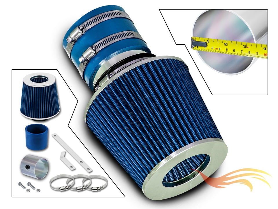 BCP BLUE For 0004 Spectra 1.8L/0509 Spectra 5 2.0L Ram Air Intake Kit