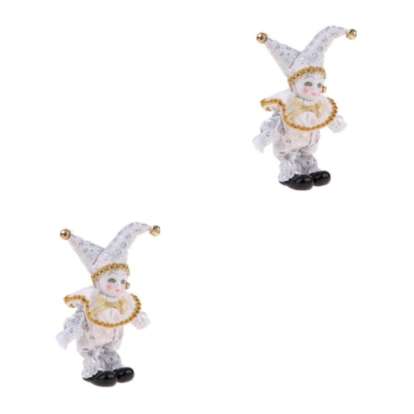 Vogacara Porcelain Clown Doll Halloween Christmas Decoration Souvenirs Collections Tipo 1 2Conjunto