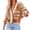 Yellow brown, variant on Womens Long Sleeve Cardigan Sweaters Plaid Fuzzy Knit V Neck Button Down Cardigans