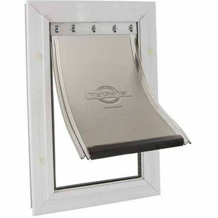 Petsafe Freedom Aluminum Pet Door White Large
