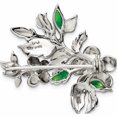 thumbnail image 4 of Sterling Silver Antiqued Fwc Pearl/Marcasite/Enamel Flower Pin (33.95 X 24.6) Made In Thailand -Jewelry By Sweet Pea, 4 of 7