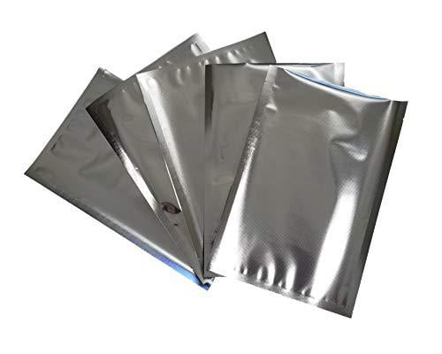 Details about   Gallon Mylar Food Storage Bags Silver Aluminum Foil Heat Seal Pack of 50 