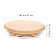 thumbnail image 2 of Glass Water Pitcher Lid Water Jug Cover Replacement Lid Home Water Kettle Lid, 2 of 2