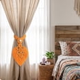 thumbnail image 6 of Dalxymotic Macrame Curtain Tiebacks, Boho Leaf Curtain Tiebacks, Hand Woven Cotton Holdbacks with Wooden Beads, Curtain Tiebacks for Bedroom, Living Room, Home, Window, Door, 6 of 6