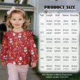 thumbnail image 2 of DISNIMO Toddler Christmas Sweatshirt Girls Snowman Santa Claus Printed T-Shirts Long Sleeve Pullover Tops Comfy Sweater for Fall Winter 7-8 Years, 2 of 7