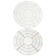 thumbnail image 1 of Ceramic Circle Divider Pottery Trimming Tool for Potters 2Pcs Durable Plastic, 1 of 5