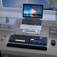 thumbnail image 2 of Combos de teclado y ratón Links9+ Retro Wireless Azul-Negro, 2 of 6