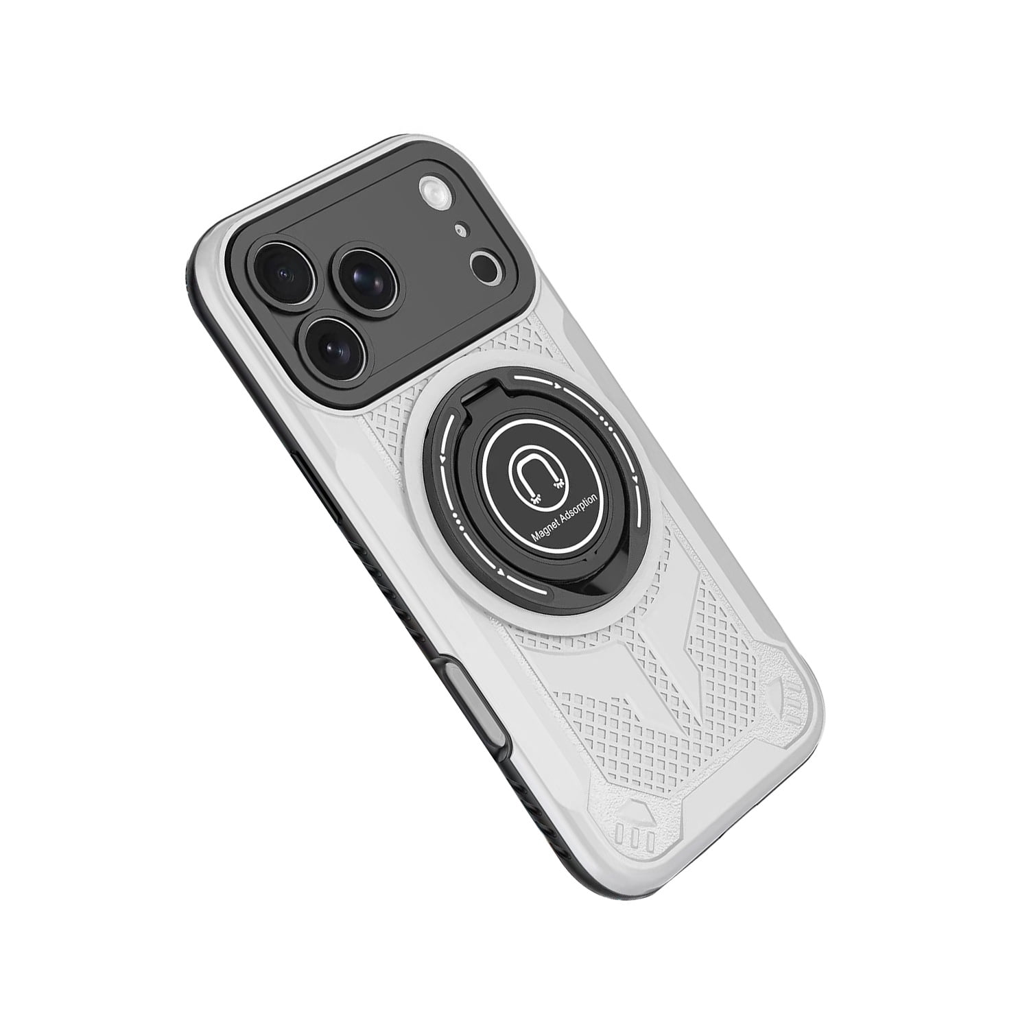 Heavy-Duty Loop Armor Case with MagSafe Support for iPhone 17 Pro - Gray
