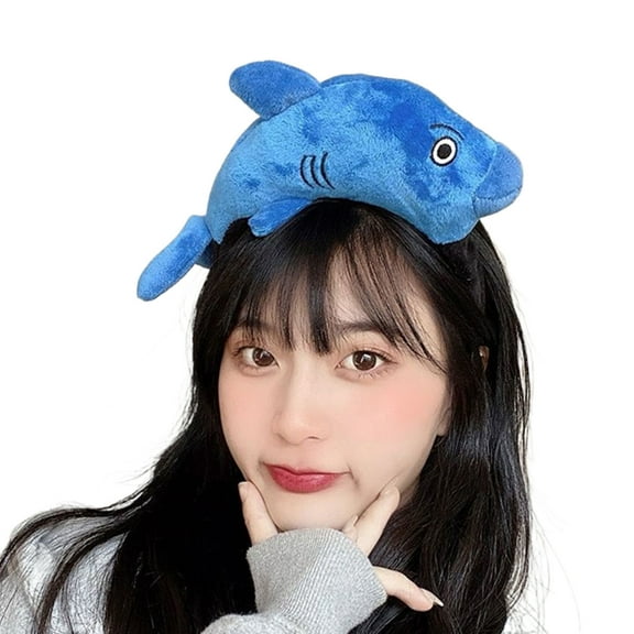 Aellinatey Girl Wide Headbands Funny Dolphin Headwear Costume Hairband Headwear