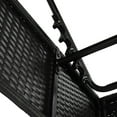 thumbnail image 2 of GoDecor 2 Pcs Outdoor Chaise Lounge PE Wicker Reclining Chair with Cushions Furniture Set Patio Lounge Chair, Black, 2 of 9