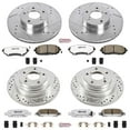 thumbnail image 3 of PowerStop Front and Rear Z26 Street Warrior Carbon-Fiber Ceramic Brake Pad and Drilled and Slotted Rotor Kit Fits: SUBARU Select Models K6109-26, 3 of 9