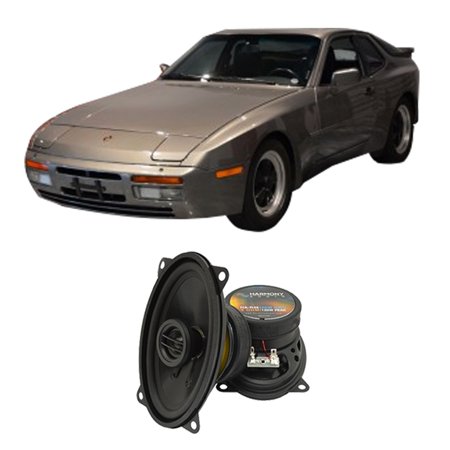 - Fits Porsche 944 1983-1993 Front Door Replacement Harmony HA-R46 Speakers New
