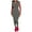Gray, variant on Yoga Bodysuits for Women Athletic Round Neck Short Sleeve Slim Fitting Workout Pants Jumpsuits