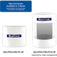 thumbnail image 3 of QualGear QG-PRO-PM-6IN-W Pro-AV 1,5" Tube Fileté Npt, 6" Longueur Projecteur Accessoire, 3 of 3