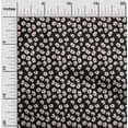 thumbnail image 1 of oneOone Cotton Poplin Black Fabric Artistic Flower Craft Projects Decor Fabric Printed By The Yard 42 Inch Wide, 1 of 4