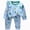 R121-Blue, variant on NOLDARES Little Boys Jammies 2 Piece Pajama Set Long Sleeve Crewneck Top with Elastic Waist Pants Cotton Sleepwear 6-24 Months 2t 3t 4t 5t 6t 7t 8t 9t Children,Blue,12-18 M