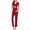 Red, variant on Gleelaud Modal Soft Maternity Pajama Set Short Sleeve Crossover Nursing Top Adjustable Waist Pants Sleepwear for Pregnancy Postpartum