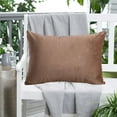 thumbnail image 5 of Sofa, garden bench, decorative pillows filled with feathers and down.-brown-30*50cm-brown, 5 of 5