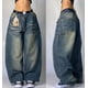 thumbnail image 1 of Pantalones de chándal de terciopelo con bordado de mariposa para hombres y mujeres, pantalones de rayas de gran tamaño, pantalones casuales de moda, alta calidad, 1 of 5
