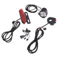 thumbnail image 4 of Rear Electric Bike Light Set 5Pin Key Switch Headlight Horn Taillight with Turn Signal Front Rear Warning Lights and Connection Cable, 4 of 7