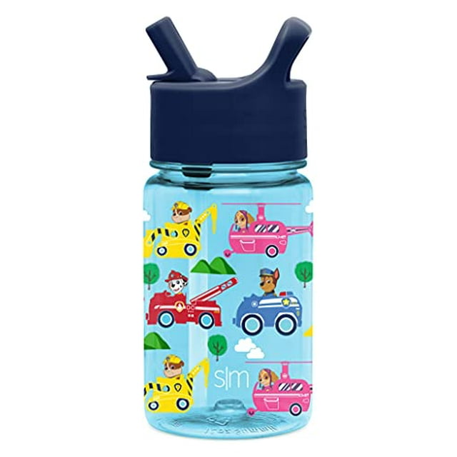 Botella de agua Simple Modern Nickelodeon Kids sin BPA de 350 ml