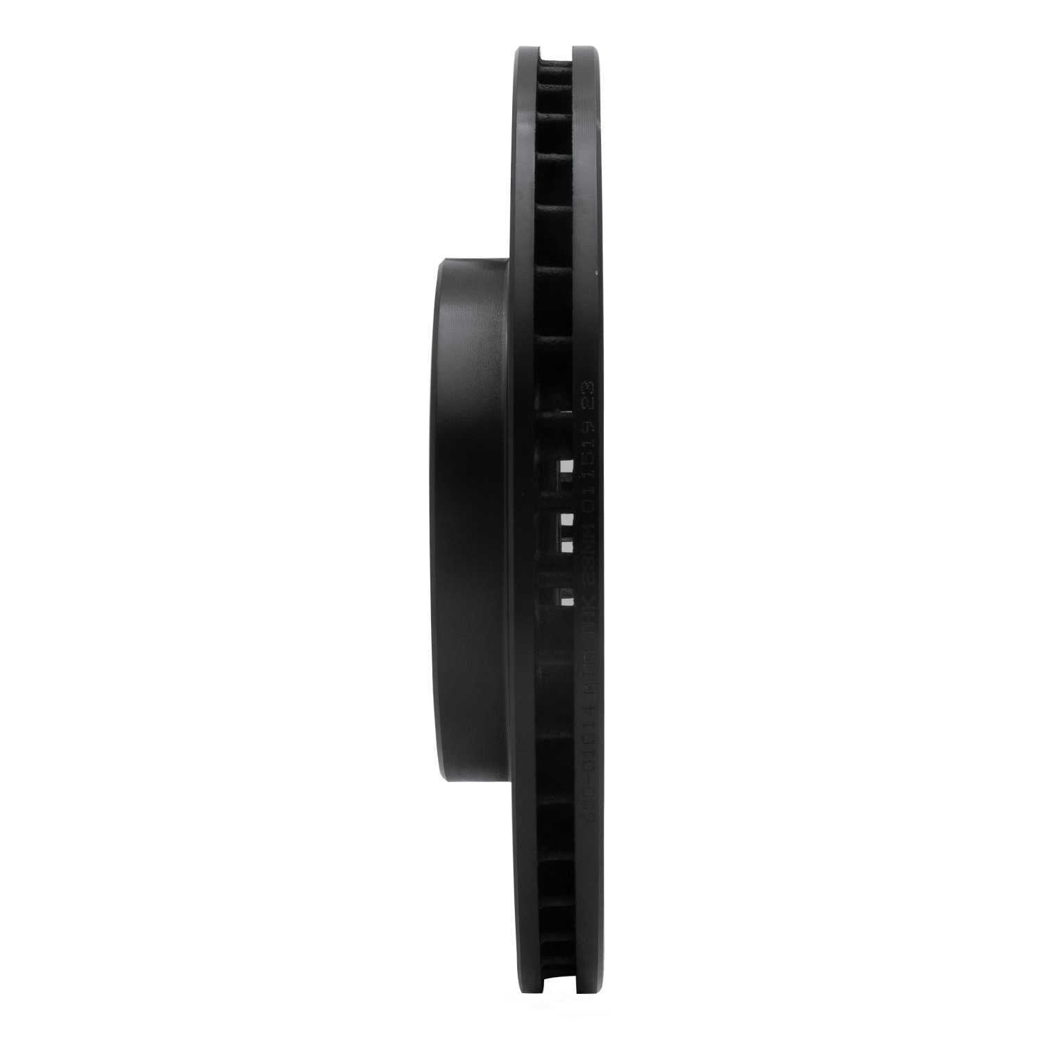 Dynamic Friction Company 633-01014L DFC Brake Rotor - Drilled And Slotted - Black