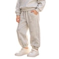 thumbnail image 4 of CPNG Girls Jogger Sweatpants Bow Embroidery Elastic Waist Sweat Pants Fashion Casual Baggy Tapered Pants Loungewear Pants, 4 of 7
