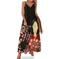 thumbnail image 1 of Vestido sin mangas Ume con flores de cerezo, elegante vestido suelto de verano para mujer, 1 of 6