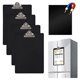 thumbnail image 1 of 4 Pieces Magnetic Clipboards Letter Size Clipboards 9X12.5 Inch Standard Clip for Refrigerator for O, 1 of 5