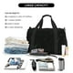 thumbnail image 5 of Balery Black Marble Bolsa de Gimnasio para Mujeres, Bolsa de Viaje con Bolsillo Húmedo, Bolsa de Fin de Semana para Mujeres, Bolsa de Viaje Resistente al Agua, 5 of 7