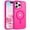 Pink, variant on for iPhone 13 Pro Max Case Super Magnetic [Compatible with MagSafe] TPU Protective Translucent Matte Smooth, Phone case for iPhone 13 Pro Max, Hot Pink