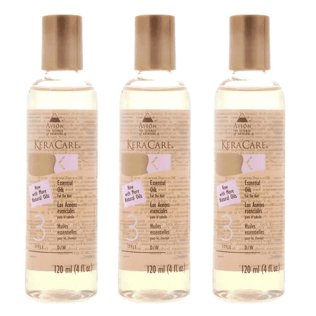 Avlon KeraCare Essential Oils for Hair, 4 oz Pack of 3