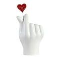 thumbnail image 3 of Heart Hands Sculpture, Modern Art Love Sculpture Aesthetic Statue, Romantic Home Decorations, Ambiance Enhancer for Bookshelf, Coffee Table, 3 of 9