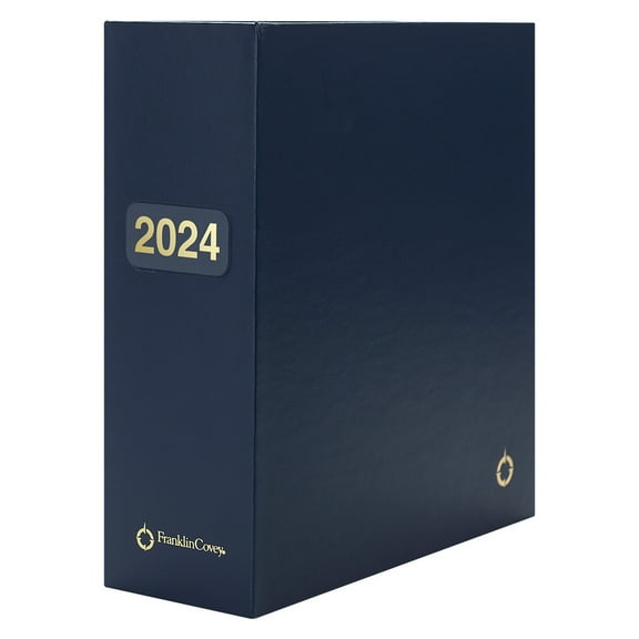 FranklinCovey Storage Binder (Classic Size, Navy)