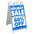 thumbnail image 1 of Holiday Sale 60 Percent Off (24" X 36") Deluxe A-Frame Signicade, Includes 2 Removable Panels & Stand, 1 of 4