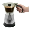 thumbnail image 5 of Bene Casa Silver Portable Electric Espresso Maker/Cafetera, 3-6 Cups/Shots, 5 of 6