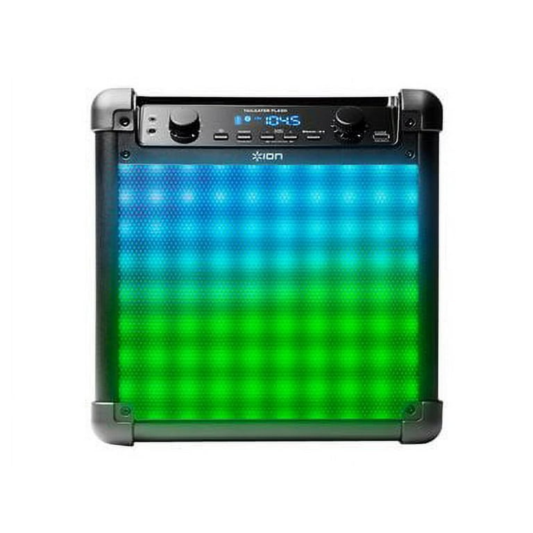 Ion Audio Tailgater Flash Wireless Rechargeable Speaker System with Sound Reactive Lights