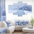 thumbnail image 1 of Blue Frosty Winter Weather Panorama - Landscape Print Wall Artwork, 1 of 3