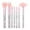 A, variant on 7 Piece Shiny Glitter Acrylic Handle Nylon Makeup Brush Set Cosmetic Tools Kit