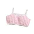 thumbnail image 2 of KYAIGUO 7-12T Kids Girls Trim Bralette Bra Rib Spaghetti Strpa Sleeping Bras for Teens, 2 of 8